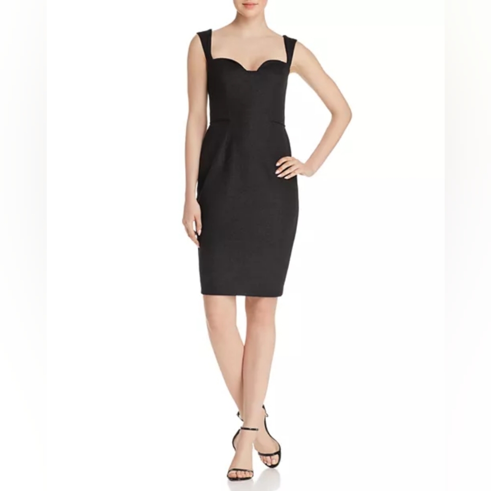 Clearance Sale! Aidan Mattox | Textured Knit Dress | Stunning | Black | Size 4